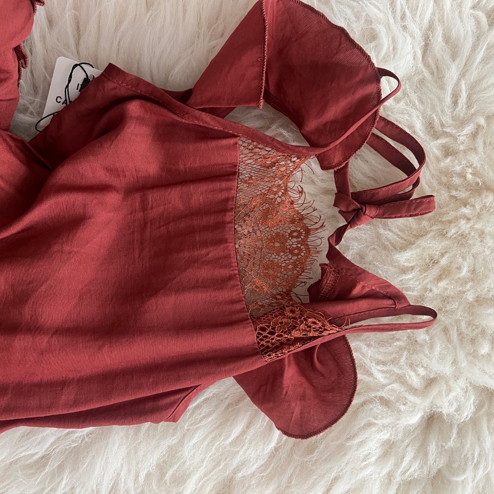 NWT Joyfolie Evony Dress Cinnabar Sz 7 - Picture 13 of 16